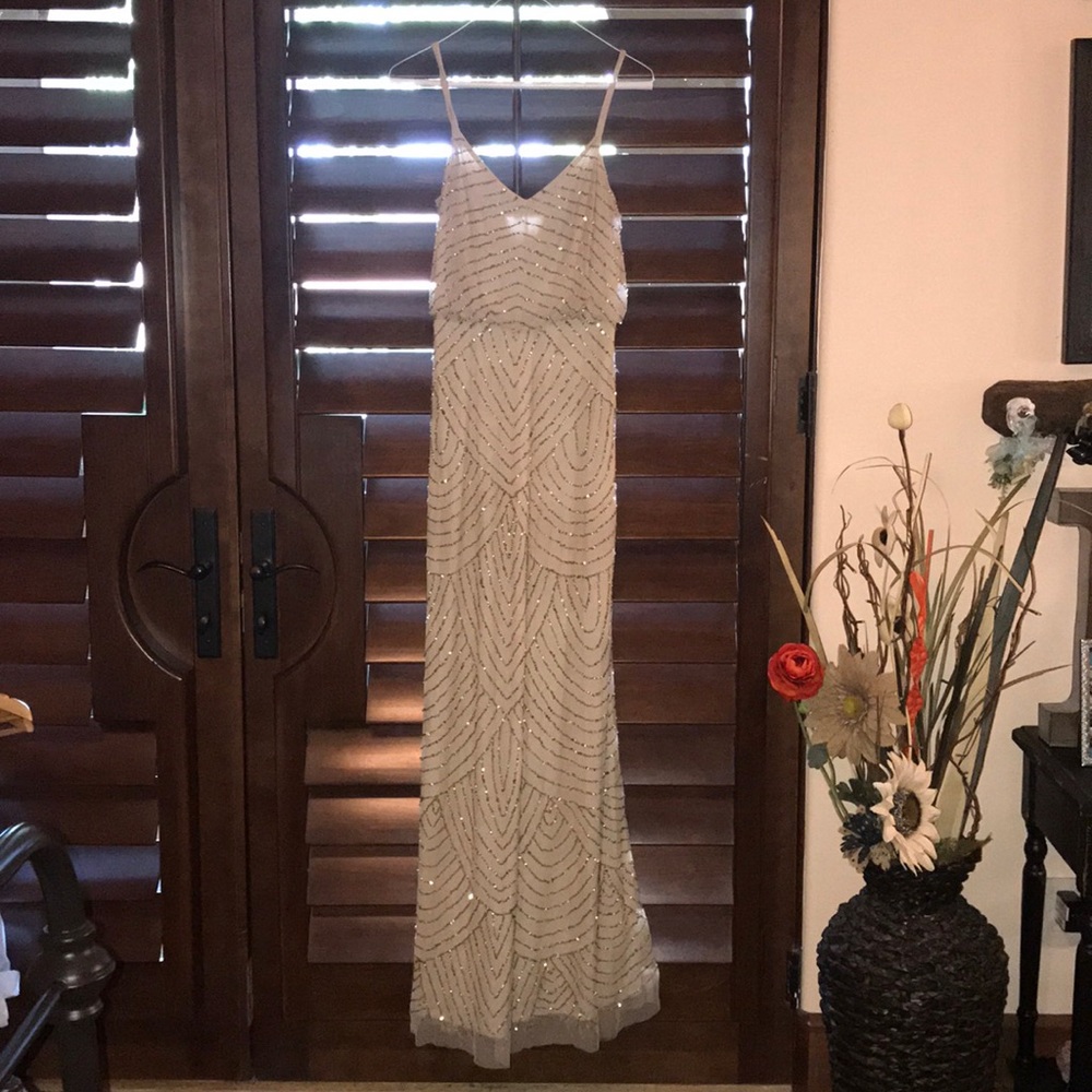 Sequenced prom dress